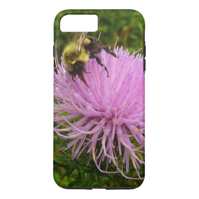 Coques Case-Mate iPhone Abeille sur Fleur de Chardon Nature (Dos)