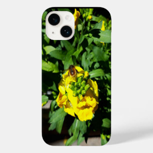 Coque Case-Mate iPhone Abeille sur Fleurs Jaunes
