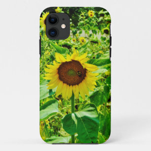 Coque Case-Mate Pour iPhone Abeille sur tournesol jaune