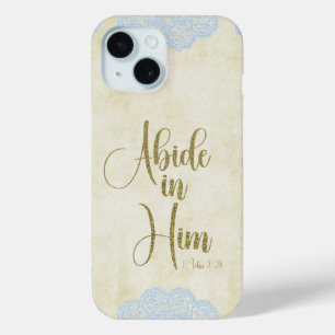 Coque Case-Mate iPhone Abide in Him Scripture Citation