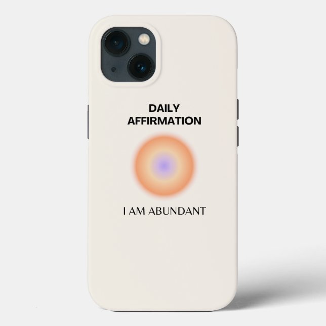 Coques Case-Mate iPhone Abondante Affirmation Quotidienne Positive Spiritu (Verso)