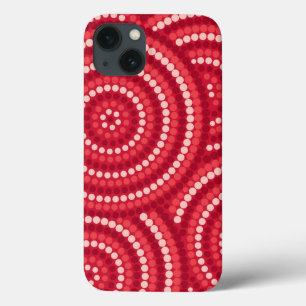 Etui iPhone 13 Aboriginal Dot Painting