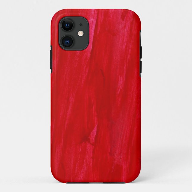Coques Case-Mate iPhone Abrégé sur et aquarelle sans couture rouges (Dos)