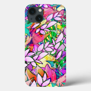 Case-Mate iPhone Case abrégé sur floral art grunge dur de cas de