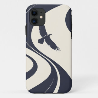Case-Mate iPhone Case Abstract Bird Minimalist Navy Phone Case