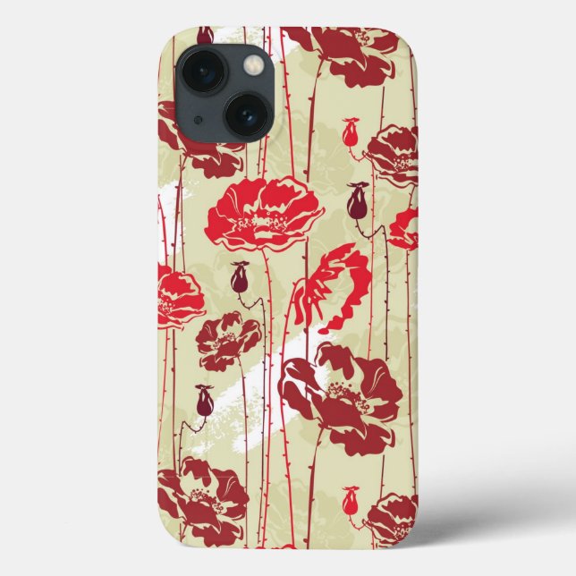Coques Case-Mate iPhone Abstract Elegance floral pattern (Verso)