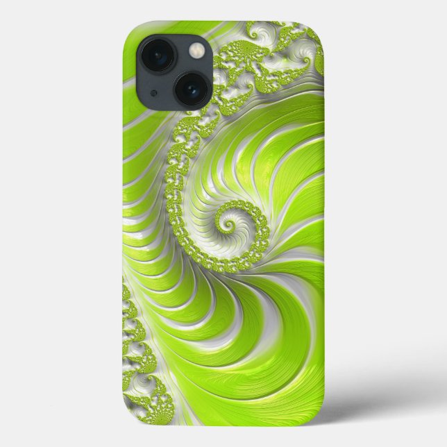 Coques Case-Mate iPhone Abstract Lime Green (Verso)