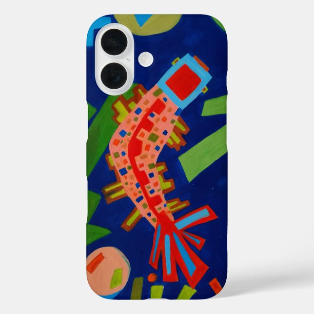 Coques Case-Mate iPhone abstraction, poisson, carpe, cubisme, (Verso)