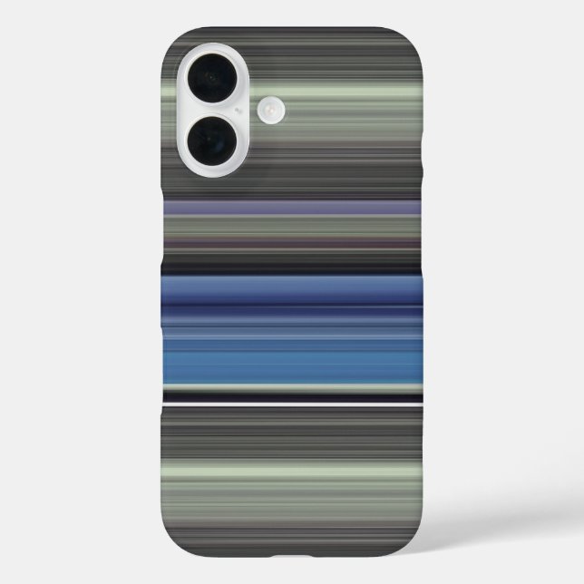 Coques Case-Mate iPhone Abstrait #1 : Bleu et gris (Verso)