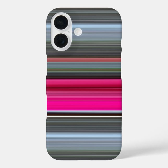 Coques Case-Mate iPhone Abstrait #1 : Cerise et gris (Verso)