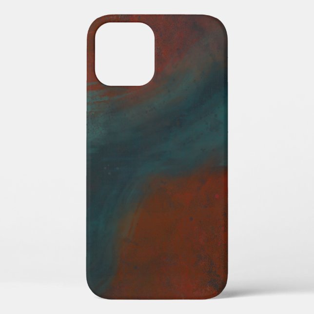Coques Case-Mate iPhone Abstrait 1 : rouges et bleus (Verso)