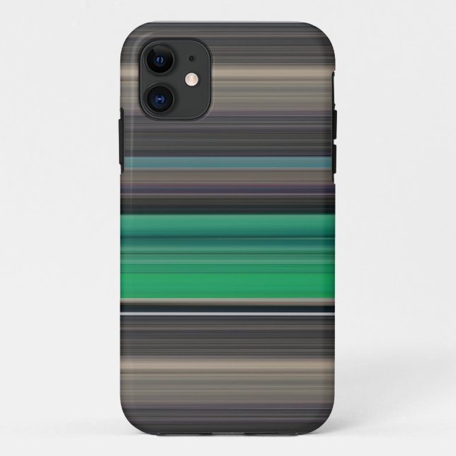 Coques Case-Mate iPhone Abstrait #1 : Vert et gris (Dos)