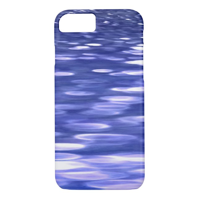 Coques Case-Mate iPhone Abstrait #3 : Bleu shimmer (Dos)