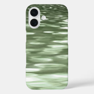 Coque Pour iPhone 16 Abstrait #3 : Coque-Mate vert olive