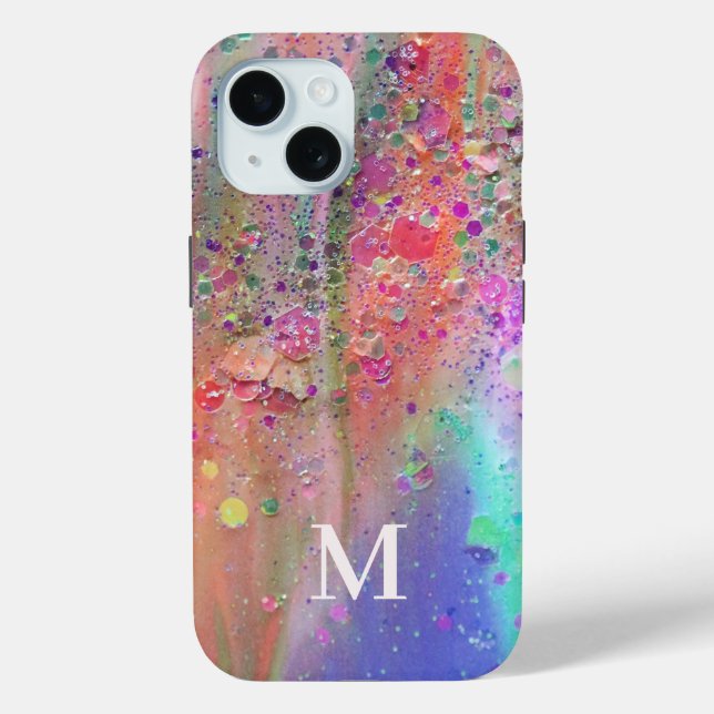 Coques Case-Mate iPhone Abstrait acrylique tendance Monogram (Verso)