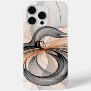 Coque Case-Mate iPhone Abstrait Anthracite Grey Sienna Art moderne fracta