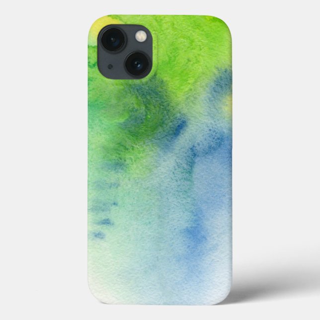 Coques Case-Mate iPhone Abstrait aquarelle peinte à la main arrière - plan (Verso)