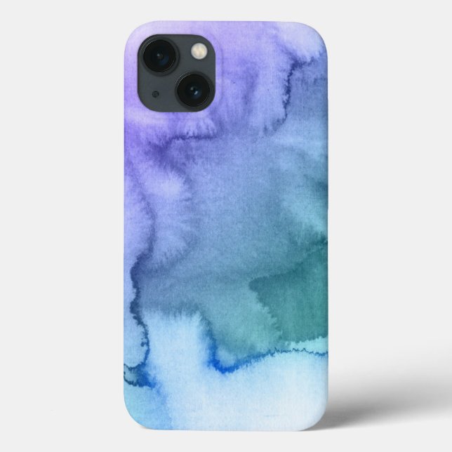 Coques Case-Mate iPhone Abstrait aquarelle peinte à la main arrière - plan (Verso)