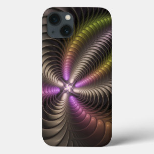 Case-Mate iPhone Case Abstrait brillant Trippy coloré 3D Fractal Art