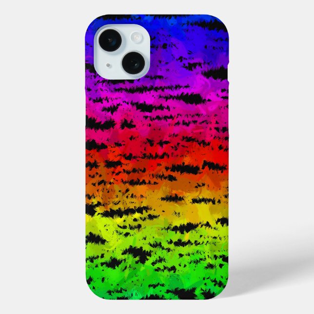 Coques Case-Mate iPhone Abstrait coloré (Verso)