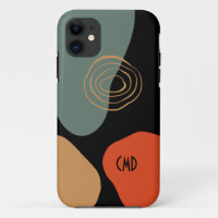 Abstrait coloré forme organique composition 2