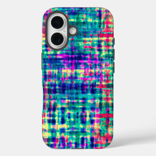 Coque Pour iPhone 16 Abstrait coloré moderne teint Motif de teinture