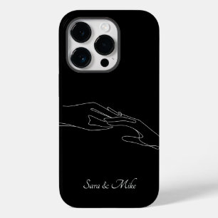 Coque Case-Mate iPhone Abstrait Couple Line Art, Boho Chic