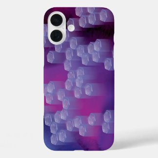 Coque Pour iPhone 16 Plus Abstrait dans les purples