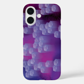 Coque Pour iPhone 16 Abstrait dans les purples