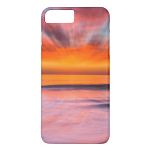 Coques Pour iPhone Abstrait de coucher de soleil de la plage de Tamar