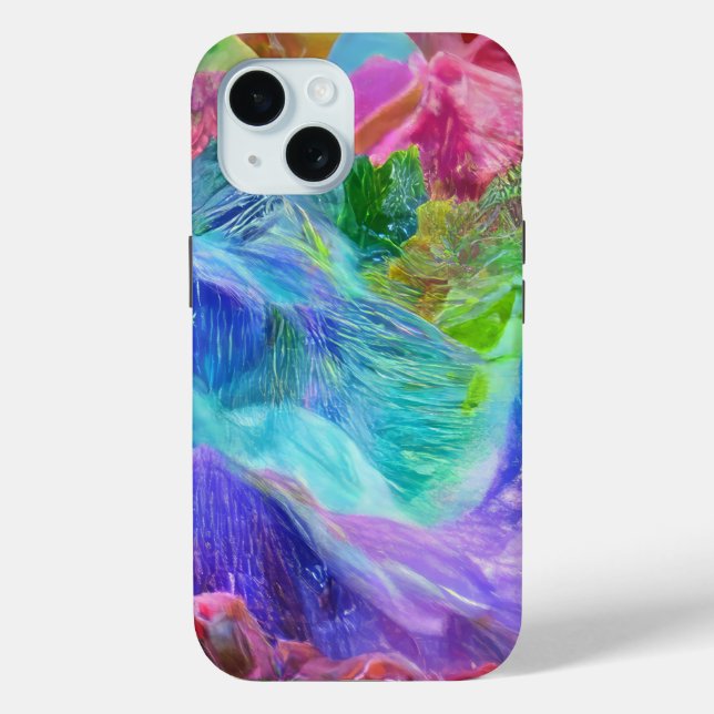 Coques Case-Mate iPhone Abstrait de Crystal Mountain (Verso)