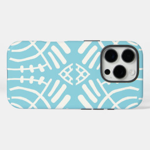 Coque iPhone 16 Pro abstrait doodle moderne