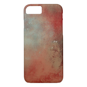 Case-Mate iPhone Case Abstrait Dreamy Red Cream Turquoise Art