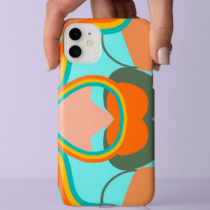 Coque Case-Mate iPhone Abstrait esthétique coloré rétro vintage des année