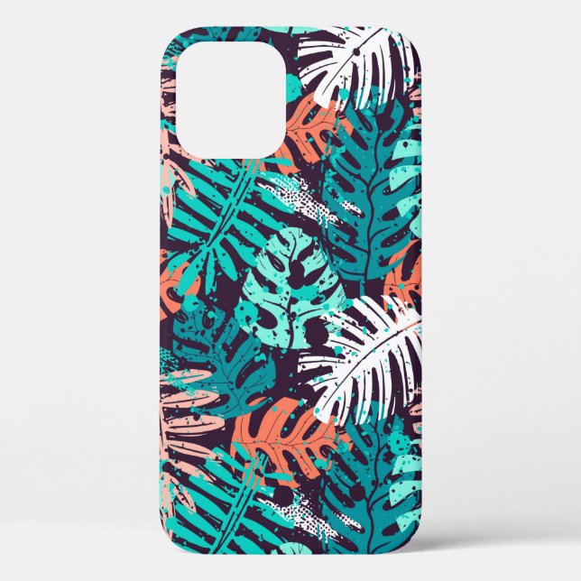 Coques Case-Mate iPhone Abstrait  feuille tropical motif. Créatif (Verso)