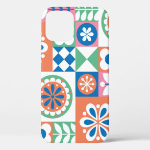 Case-Mate iPhone Case Abstrait Floral, Scandinave Folk Design.