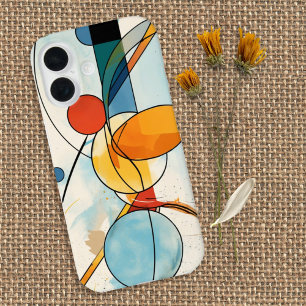 Coque Pour iPhone 16 Abstrait géométrique moderne