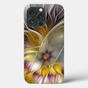 Case-Mate iPhone Case Abstrait Imaginaire coloré Fleur moderne Fractal
