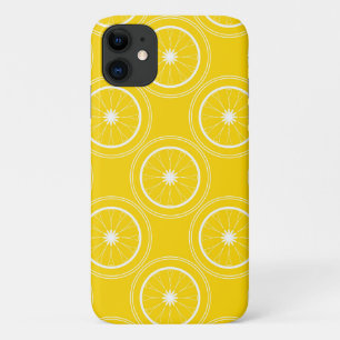 Case-Mate iPhone Case Abstrait jaune clair rétro citron motif