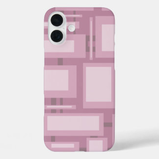Coque Pour iPhone 16 Plus Abstrait mauve moderne