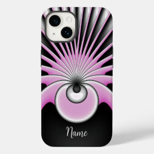 Coque Case-Mate iPhone Abstrait moderne Fou Fractal Art Nom du Motif