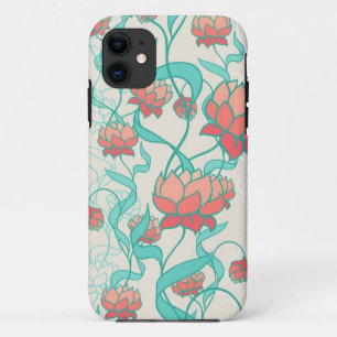 Coque Case-Mate Pour iPhone Abstrait Motif Lotus