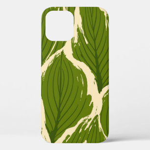 Case-Mate iPhone Case Abstrait motif sans couture de feuilles exotiques 
