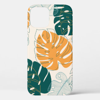 Case-Mate iPhone Case Abstrait motif sans faille avec des feuilles tropi