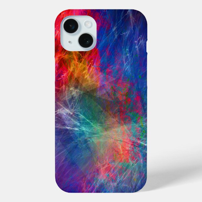 Coques Case-Mate iPhone Abstrait multicolore (Verso)