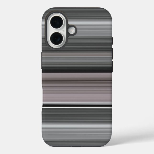 Coques Case-Mate iPhone Abstrait n° 1 : gris (Verso)