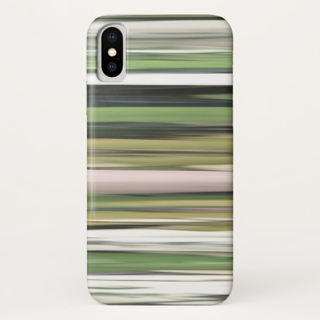 Coques Case-Mate iPhone Abstrait n° 2 : Flou vert olive (Dos)