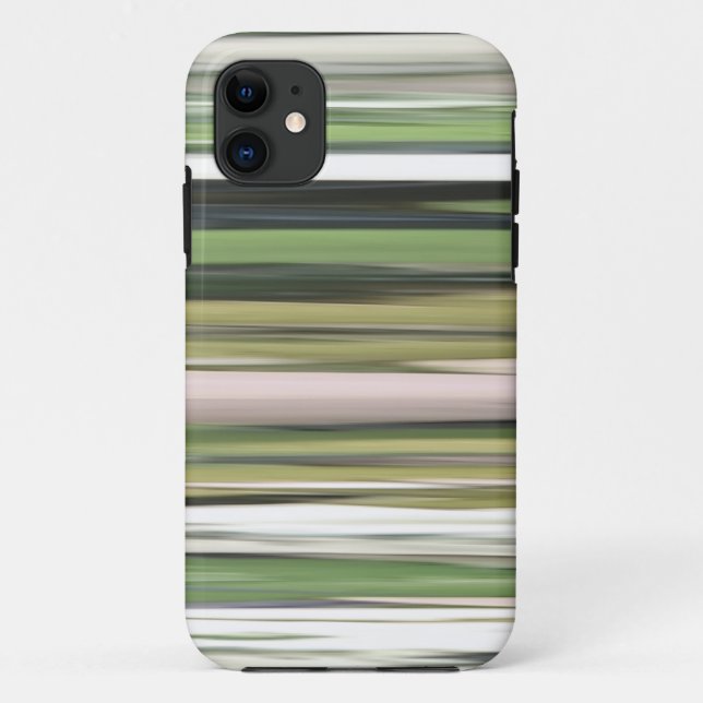 Coques Case-Mate iPhone Abstrait n° 2 : Flou vert olive (Dos)