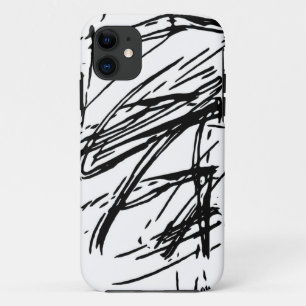 Coque Case-Mate Pour iPhone Abstrait noir et blanc