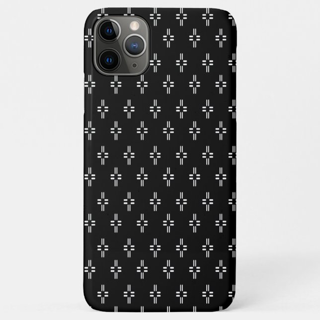 Coques Case-Mate iPhone Abstrait noir et blanc (Dos)